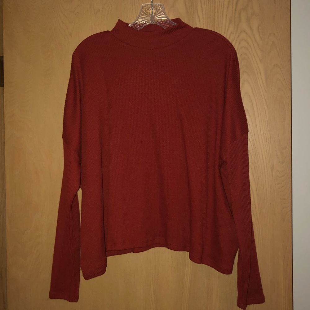 Burnt orange/red sweater